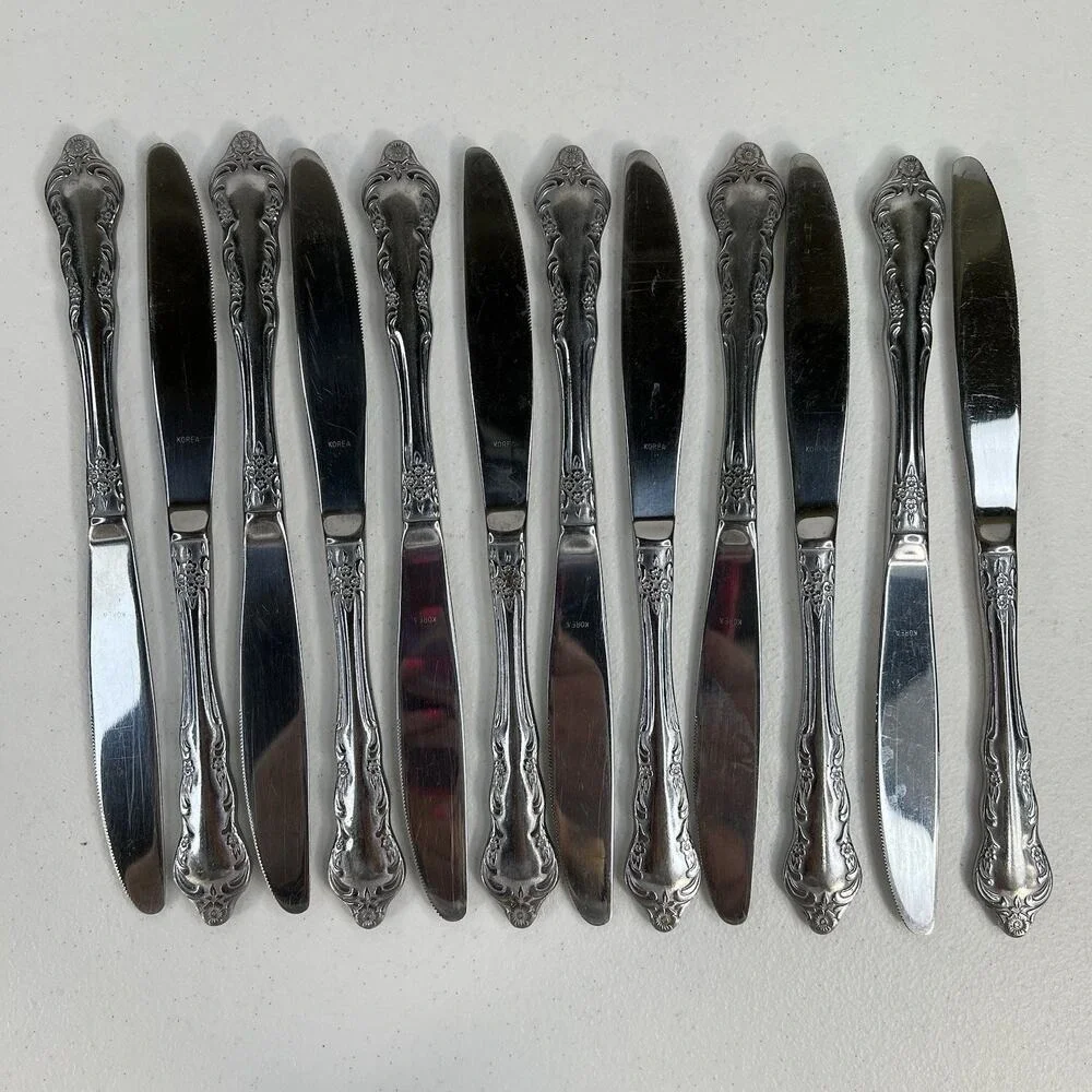 Michael Lloyd 12 Butter Knife Knives‎ Stainless Flatware Stainless Replacement